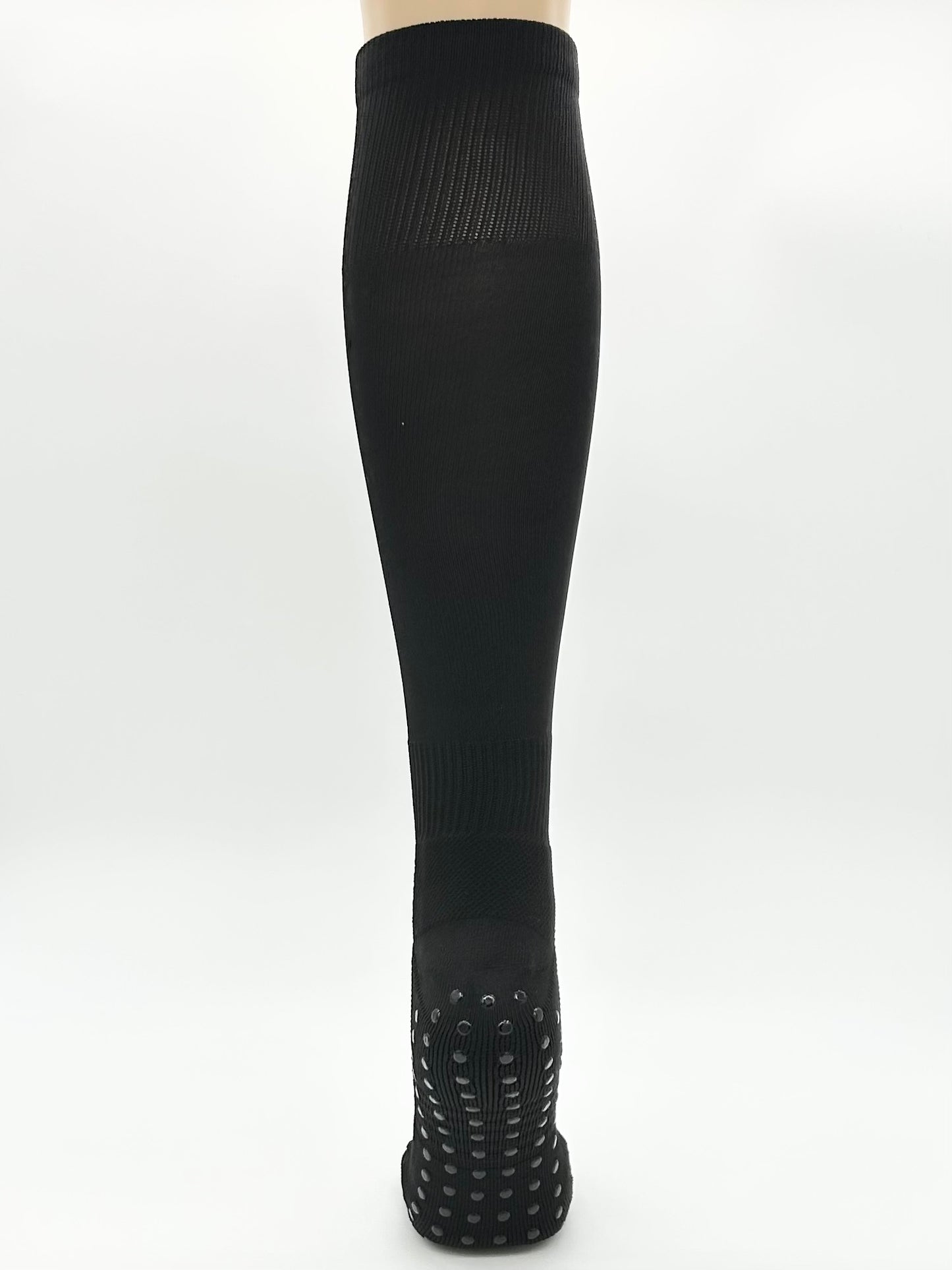 Knee High Black Grip Socks