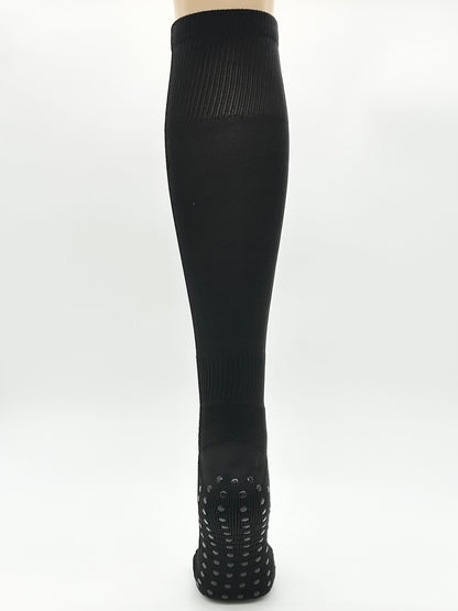 Knee High Black Grip Socks