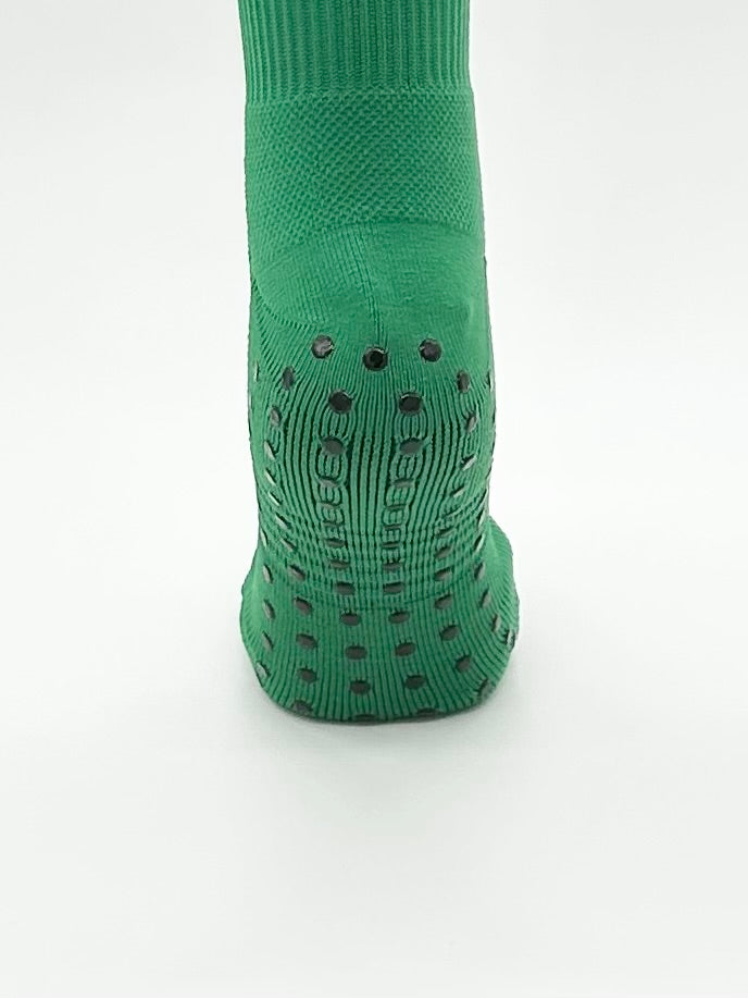 Knee High Green Grip Socks